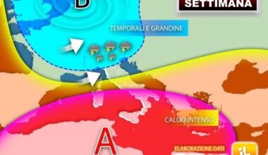 Prossima Settimana, Italia divisa tra Caldo e Pioggia. Gli aggiornamenti