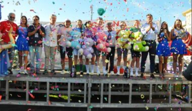 GIRO TOSCANA. ALLA LIV ALULA JAYCO LA CRONOSQUADRE DI VIAREGGIO