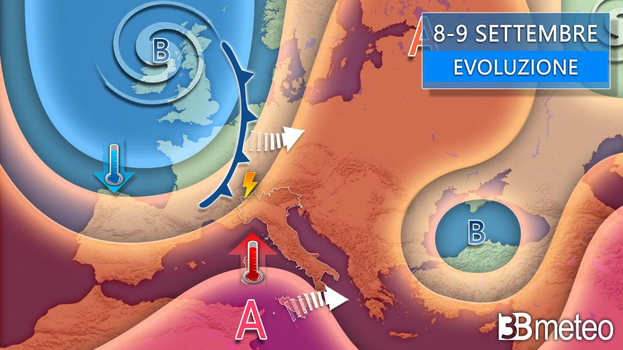 Prossima settimana con estate settembrina, ma attenzione a qualche temporale « 3B Meteo