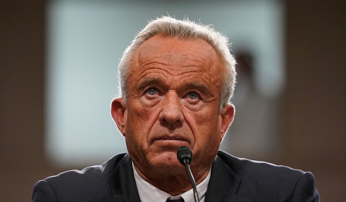 Robert F. Kennedy Jr. in Senato a gennaio del 2025 (REUTERS/Nathan Howard)