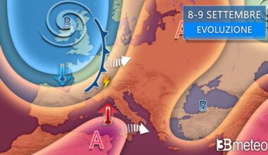 Pioggia e forti temporali, nuova intensa perturbazione attesa in settimana. Le zone coinvolte « 3B Meteo