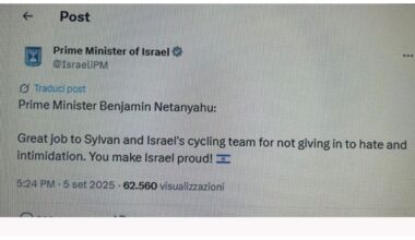 VUELTA. IL MESSAGGIO DI NETANYAHU: «RENDETE ORGOGLIOSO ISRAELE»