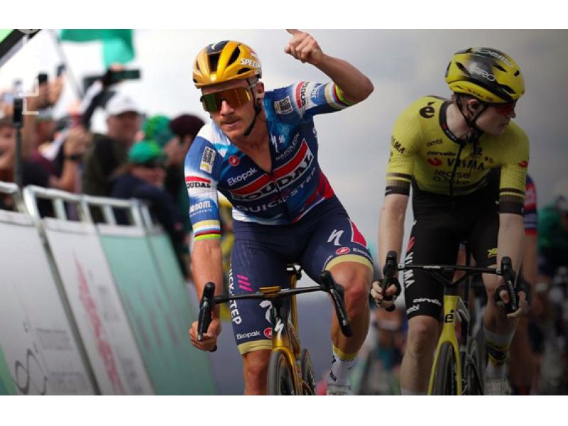 TOUR OF BRITAIN. EVENEPOEL RISORGE E CONQUISTA IL TAPPONE IN SALITA