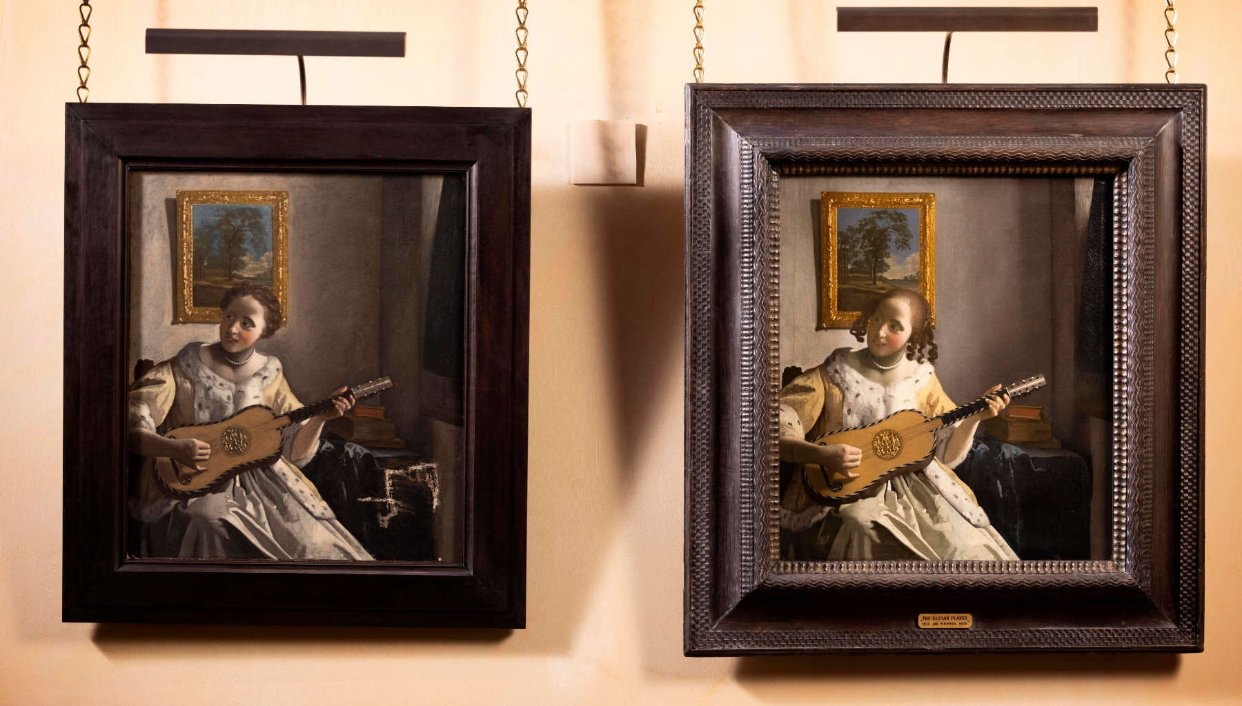 la Suonatrice di chitarra e la sua gemello a Londra