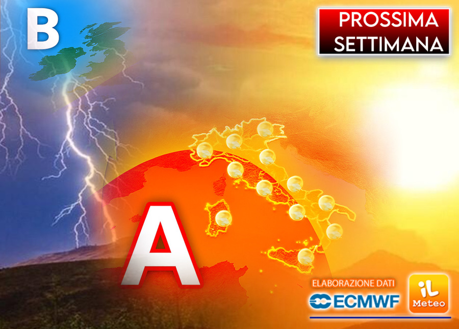 Prossima Settimana, ci sono novità per tutti, vediamo che Tempo ci aspetta