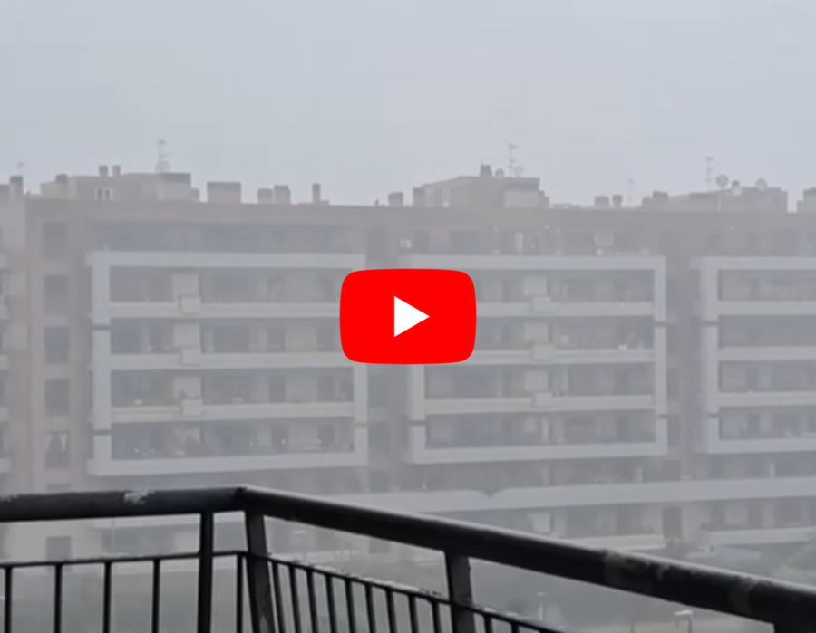 Tempesta d'acqua e Vento alle porte della Capitale, il Video