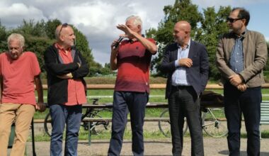 ALLA SCOPERTA DELL'OASI DI CICLISMO SICURO A MILANO, PRESENTI MOSER E MOTTA