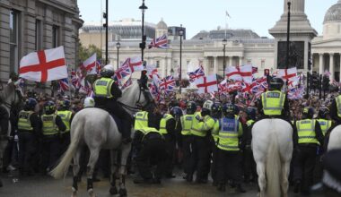 A Londra 110mila persone hanno partecipato a una manifestazione contro l'immigrazione