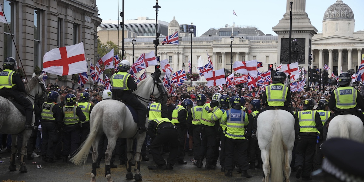 A Londra 110mila persone hanno partecipato a una manifestazione contro l'immigrazione