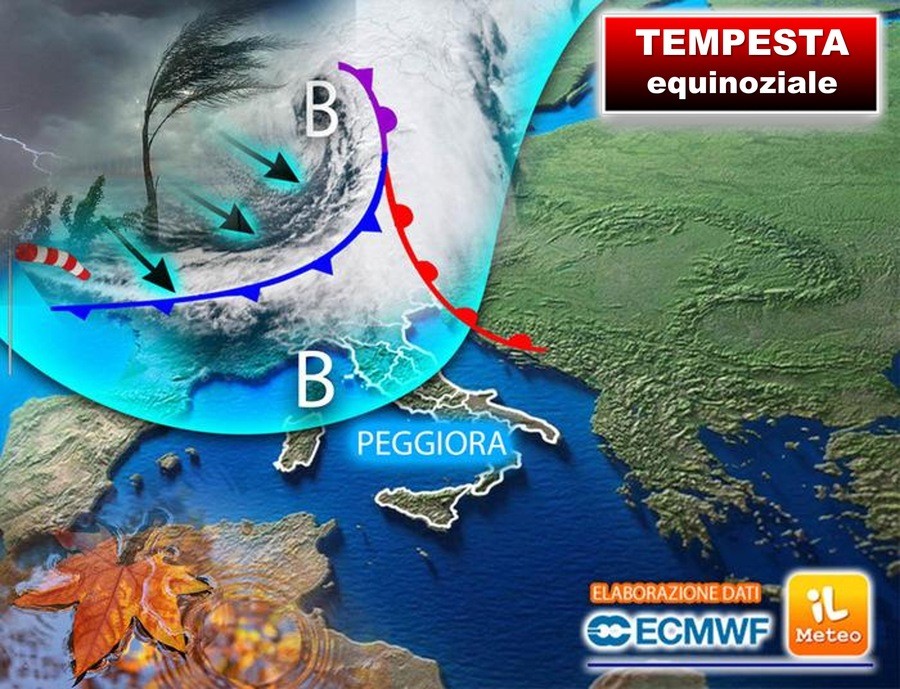 ipotesi Tempesta Equinoziale, ecco la data e i rischi per l'Italia