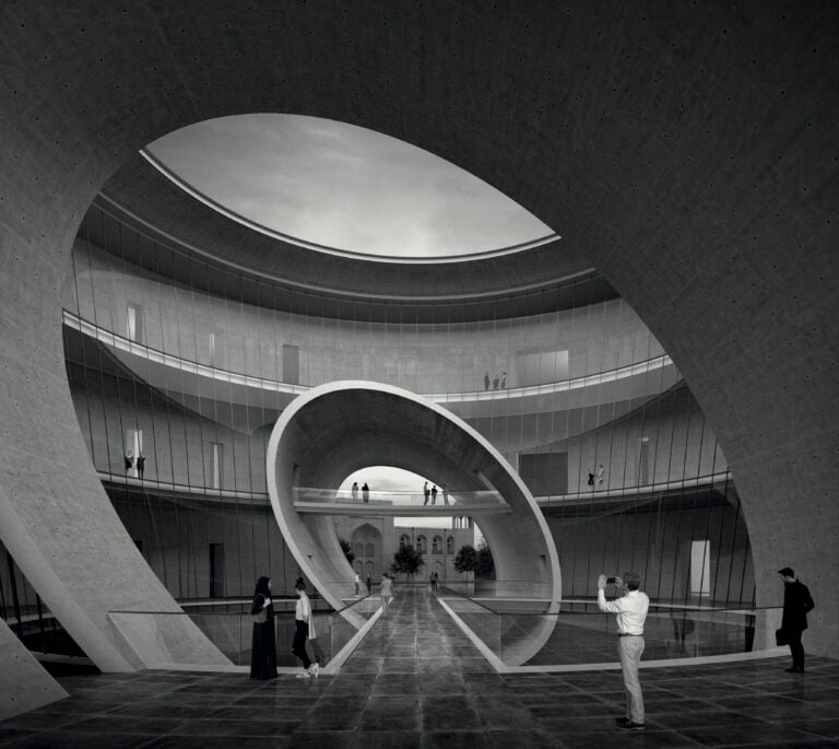 National Museum of Uzbekistan, Render by Tadao Ando Architect & Associates, Courtesy of Uzbekistan Art and Culture Development Foundation
