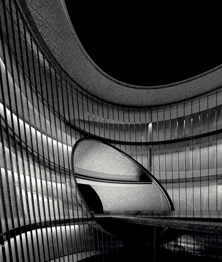 National Museum of Uzbekistan, Render by Tadao Ando Architect & Associates, Courtesy of Uzbekistan Art and Culture Development Foundation