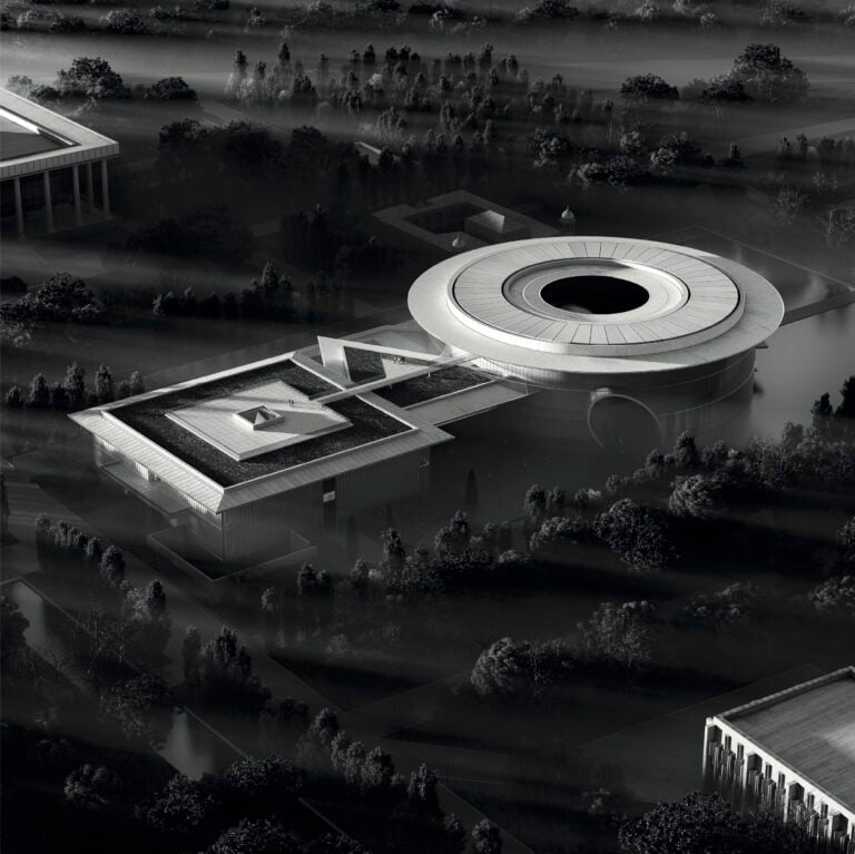 National Museum of Uzbekistan, Render by Tadao Ando Architect & Associates, Courtesy of Uzbekistan Art and Culture Development Foundation
