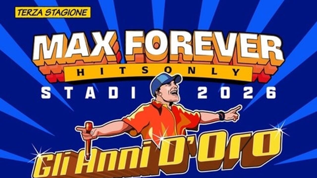 Max Pezzali allo Stadio Euganeo di Padova con “Max Forever / Gli Anni D'oro