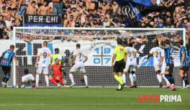 Poker in scioltezza, nella ripresa l’Atalanta accelera e inchioda il Lecce ai suoi limiti