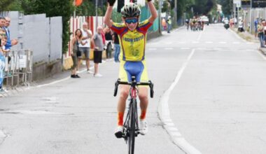 IL FIGLIO DAVIDE VINCE LA PRIMA CORSA TRA GLI ALLIEVI