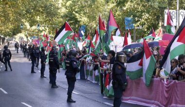 L'ultima tappa della Vuelta di Spagna è stata annullata per le proteste pro Palestina