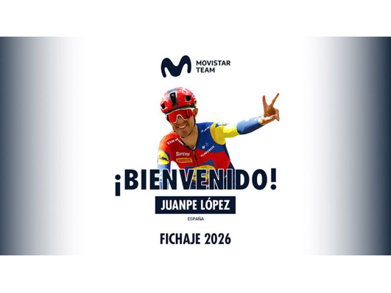 MOVISTAR. DOPO GARCIA PIERNA E ADRIA', ARRIVA ANCHE JUANPE LOPEZ
