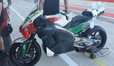 Honda: Zarco prova la nuova carena e il cucchiaio nei test di Misano