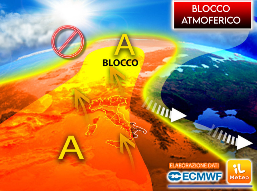 Blocco atmosferico sempre più vicino. Ecco perché metterà in pericolo l'Italia