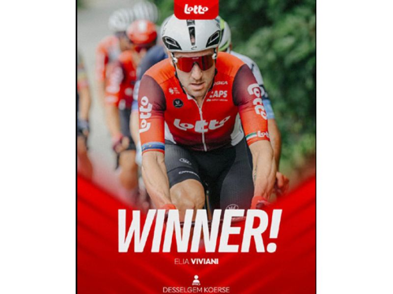 GP BRIEK SCHOTTE. VIVIANI VA IN FUGA E VINCE DAVANTI A RICKAERT E DE BONDT