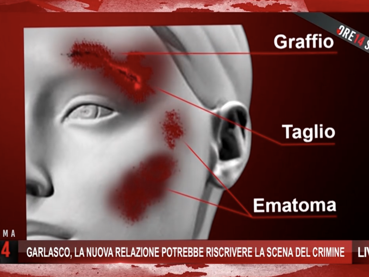 Delitto di Garlasco: il giallo del foro sul volto di Chiara. "Stasi via dalla scena del crimine"