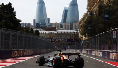 Baku, Libere 1: Leclerc primo inseguitore delle due McLaren