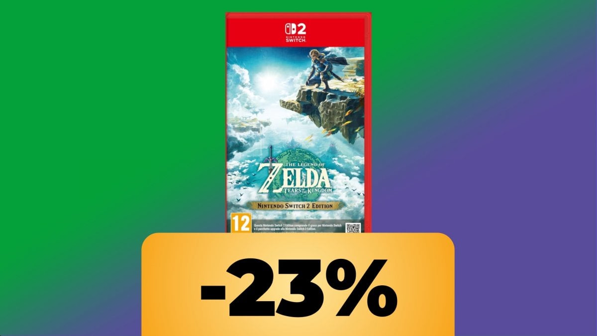 Zelda: Tears of the Kingdom per Nintendo Switch 2 è in sconto su Amazon al prezzo minimo storico