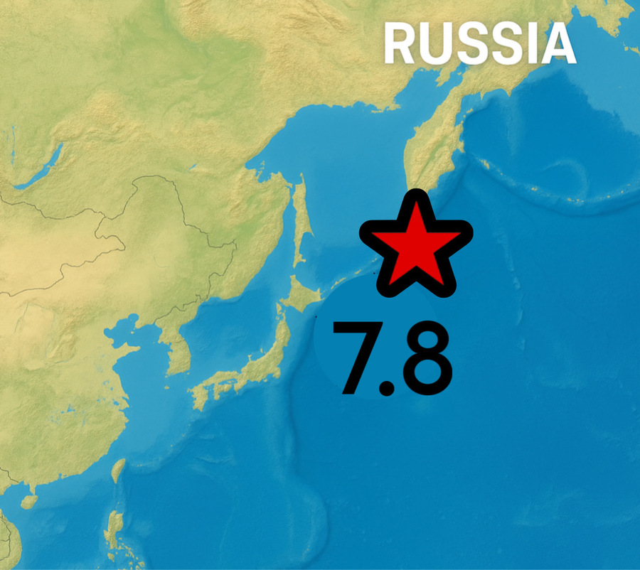 Terremoto fortissimo di magnitudo 7.8 in Russia: allerta tsunami revocata