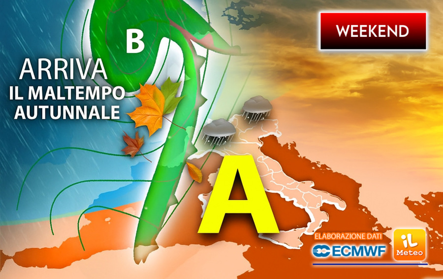fine Settimana estivo, ma da Domenica si apre la porta verso l'Autunno, cosa è previsto
