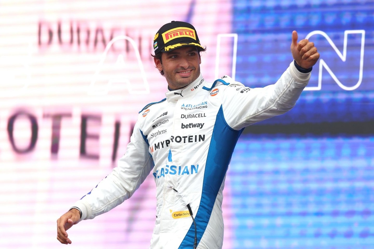 Sainz, il podio corona un weekend perfetto: "È il più bello della mia carriera"