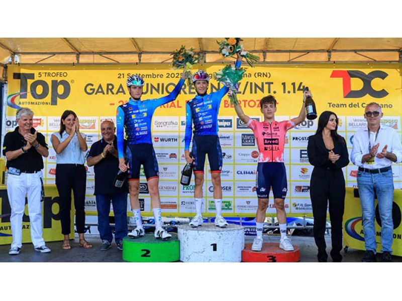 TROFEO TOP AUTOMAZIONI, ARRIVO IN PARATA DI WROLICH E FRIGO PER LA FESTA DEL TEAM TIEPOLO