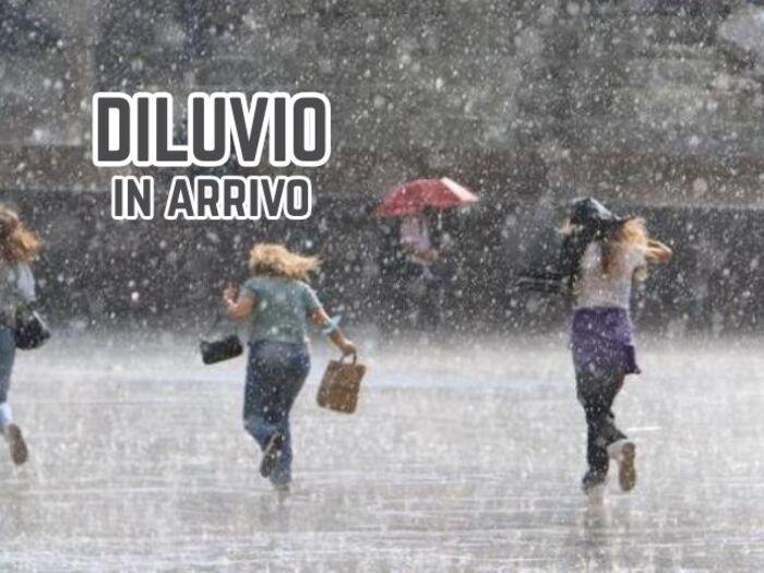 tra poche ore Piogge battenti e Temporali autorigeneranti, rischio diluvio su parte d'Italia