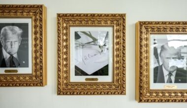 Alla Casa Bianca hanno messo la foto di un'autopenna al posto del ritratto di Joe Biden