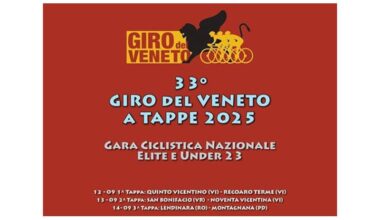 NUOVA DATA, IL GIRO DEL VENETO DILETTANTI SI CORRERA' DAL 9 ALL'11 OTTOBRE