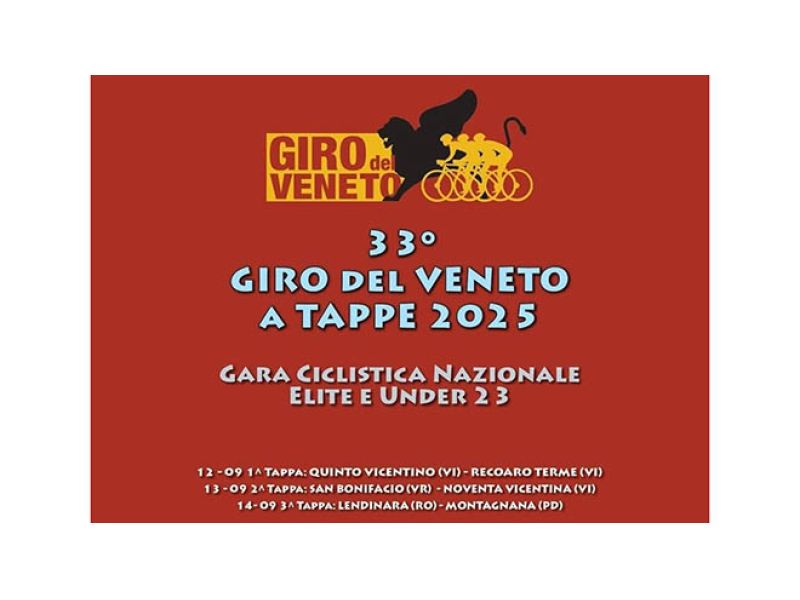 NUOVA DATA, IL GIRO DEL VENETO DILETTANTI SI CORRERA' DAL 9 ALL'11 OTTOBRE
