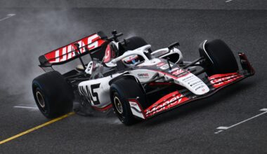 eccolo con la Haas VF-23 al Mugello