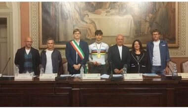 CASALMAGGIORE HA PREMIATO IL SUO CAMPIONE MONDIALE FEDERICO SACCANI