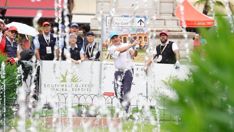 Un momento di In city Golf a Verona
