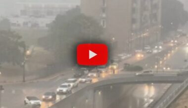 Palermo, nubifragio si abbatte sulla città, diffusi allagamenti; il Video