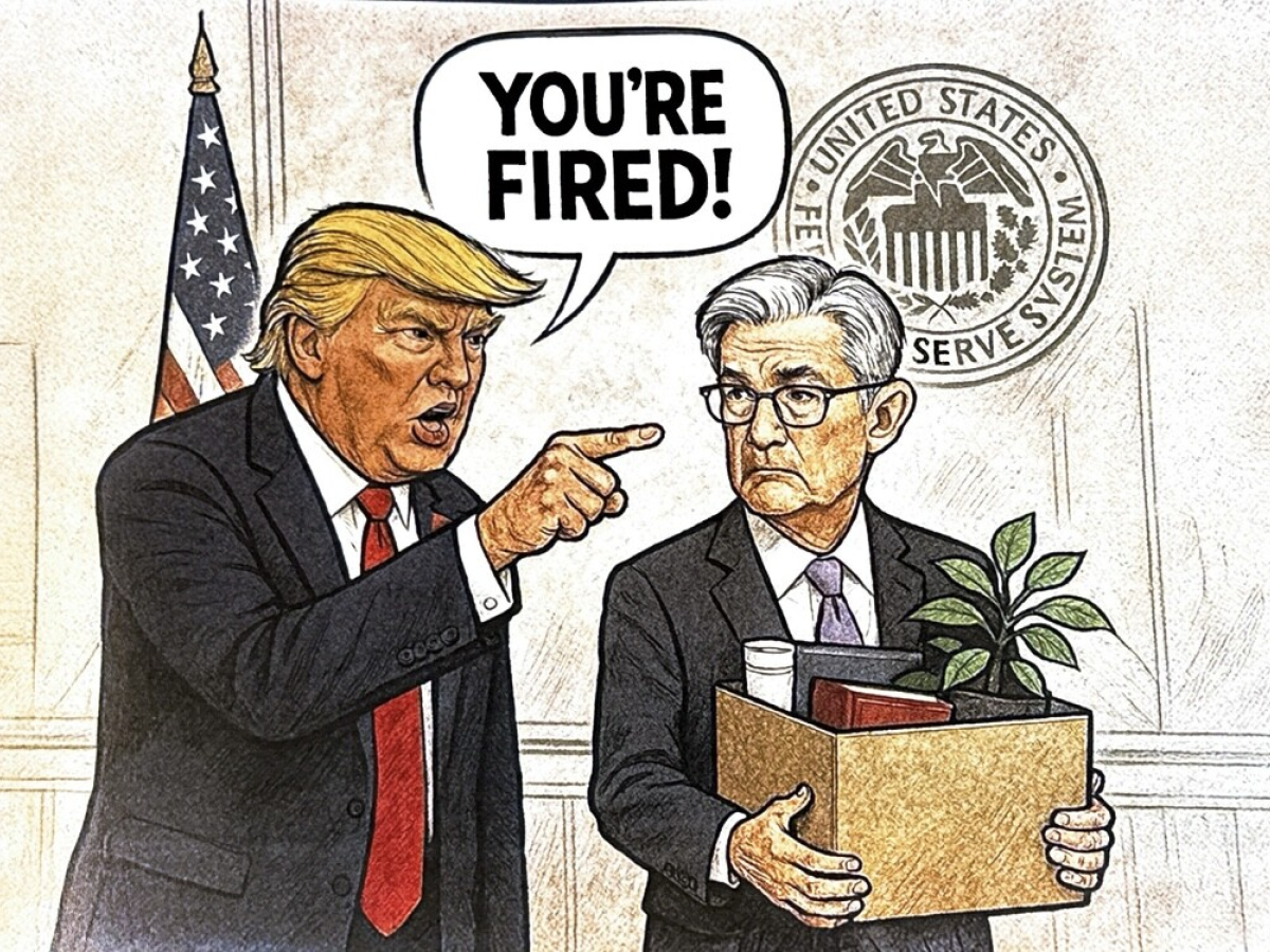 "Sei licenziato!". La vignetta di Trump contro Powell