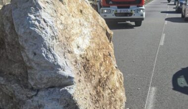 strada chiusa ad Abbadia Lariana