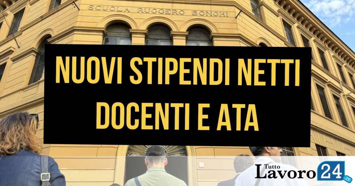 Stipendi Docenti e ATA di Ottobre: gli Importi Aggiornati dal Lordo al Netto [TABELLE COMPLETE]