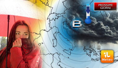 in arrivo temporali, venti forti e neve