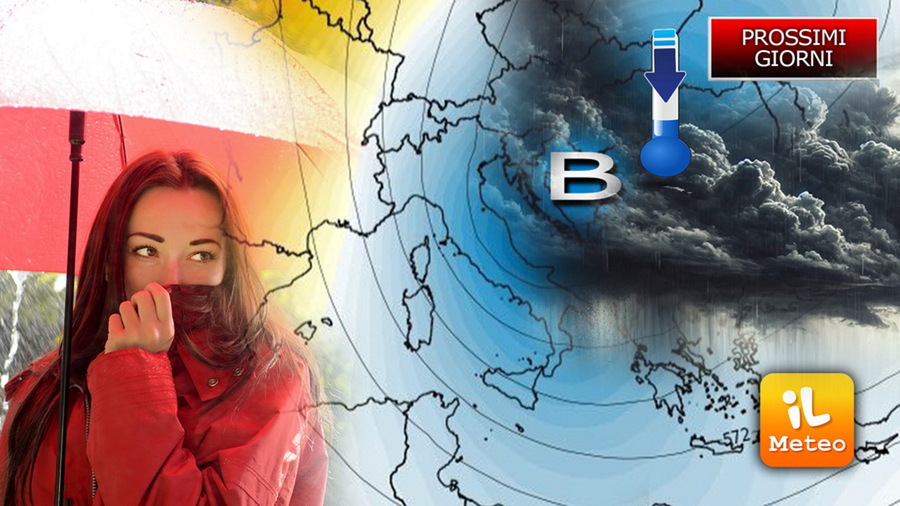 in arrivo temporali, venti forti e neve