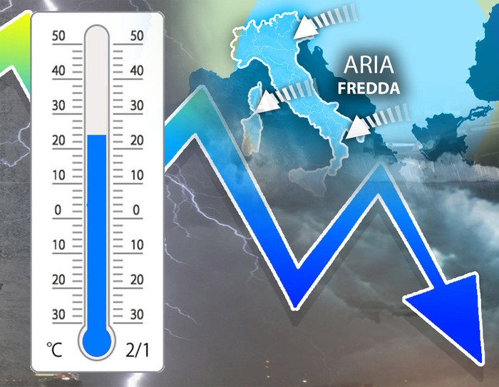 tra poche ore temperature in picchiata, ecco dove farà più freddo