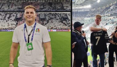 Manuel Zuliani ospite della Juventus nell'esordio in Champions League 