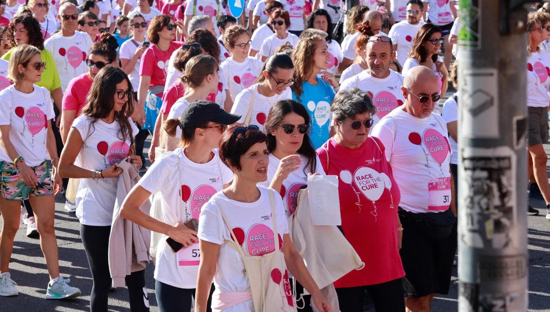 Race for the cure: 18 mila per battere il cancro al seno