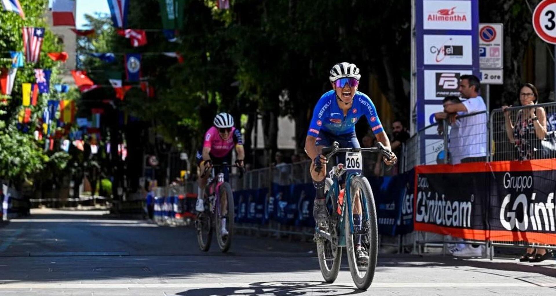 Quello sprint vincente di Erica Magnaldi agli Europei di gravel - La Stampa
