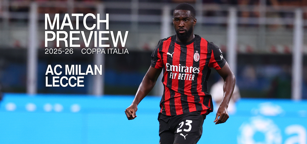 AC Milan-Lecce, Coppa Italia Frecciarossa 2025/2026: statistiche, arbitro e squalificati